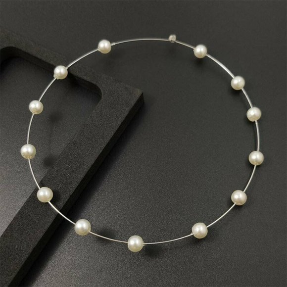 Only 2 left✨ Large Pearl Hoops - Picture 3 of 6